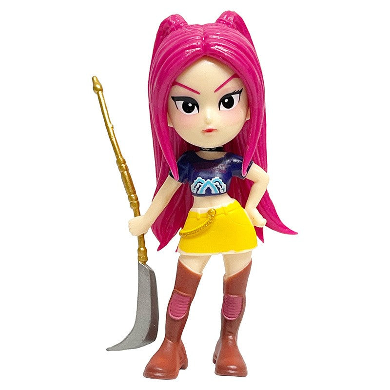 6PCS/Set Kpop Demon Hunters Figure Model Toy Pvc Cartoon Gaming Peripherals Desk Decoration Collection Figures Model Toy for Kid