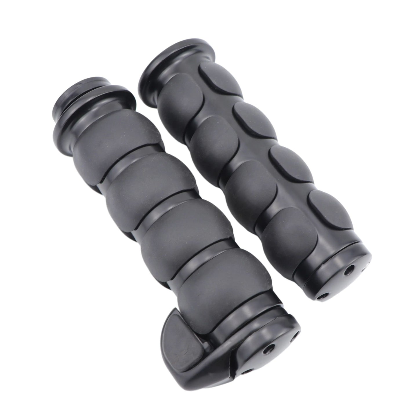 Manoplas de Guidão de Moto 25mm 1" para Harley Cruiser Chopper Custom Suzuki Boulevard M109R Road Glide