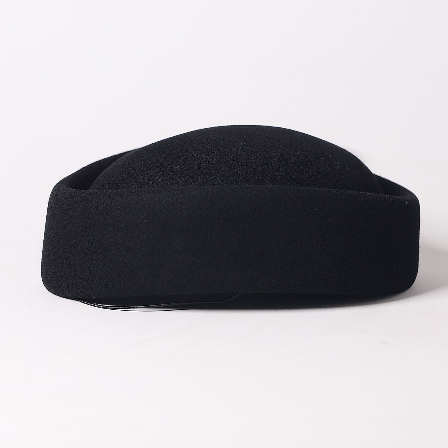 FS Vintage Winter Wool Pillbox Hats Black White Church Hat For Women Elegant Formal Tea Party Wedding Bride Cap Chapeau Femme