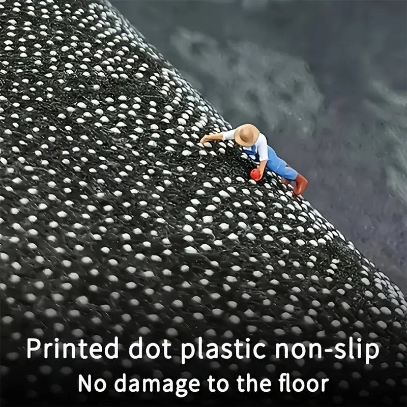 VIKAMA Gingerbread House Alien Welcome Doormat Bedroom Kitchen Floor Mats Non-Slip Outdoor Rugs Christmas Home Decoration