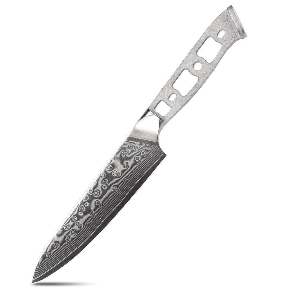 Lâmina Bruta para Facas de Cozinha TURWHO DIY, Aço Damasco 67 Camadas VG10, Faca Japonesa de Chef Santoku Kiritsuke para Fatiar e de Uso Geral
