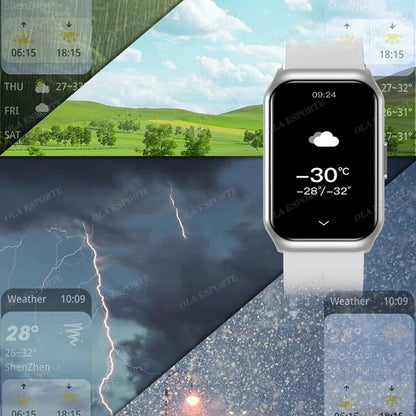 New Curved Screen Smart Watch 2025 For Health Watch Heart Rate Blood Oxygen/Pressure Sleep Monitor Sports Waterproof Smartwatch