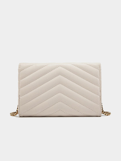 Stylish women's quilted handbag/wallet highquality PU leather crossbody bag casual portable versatile women's clutch