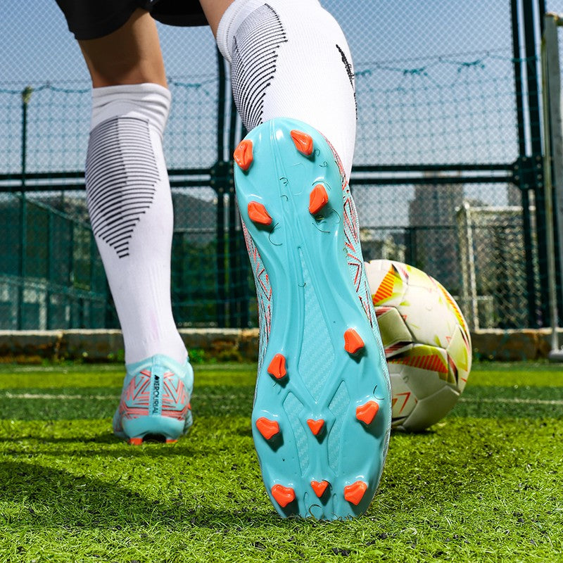 New Men Football Boots Futsal High-quality Mid-top Soccer Shoes Match Non-Slip Cleats Sneakers Indoor Hot-selling FG/TF