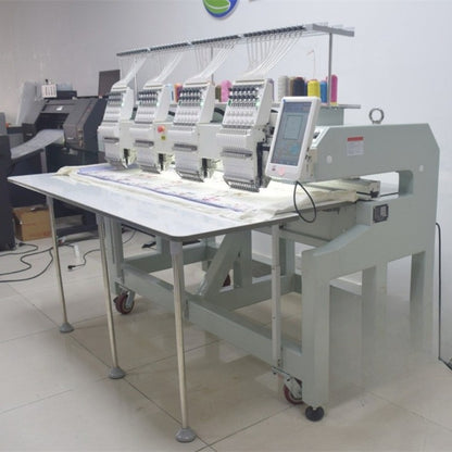 Multi Function 1204 4 Heads 15 Needles Industrial Automatic Computerized 3D Home Use New 1200 RPM Motor Cap Embroidery Machine