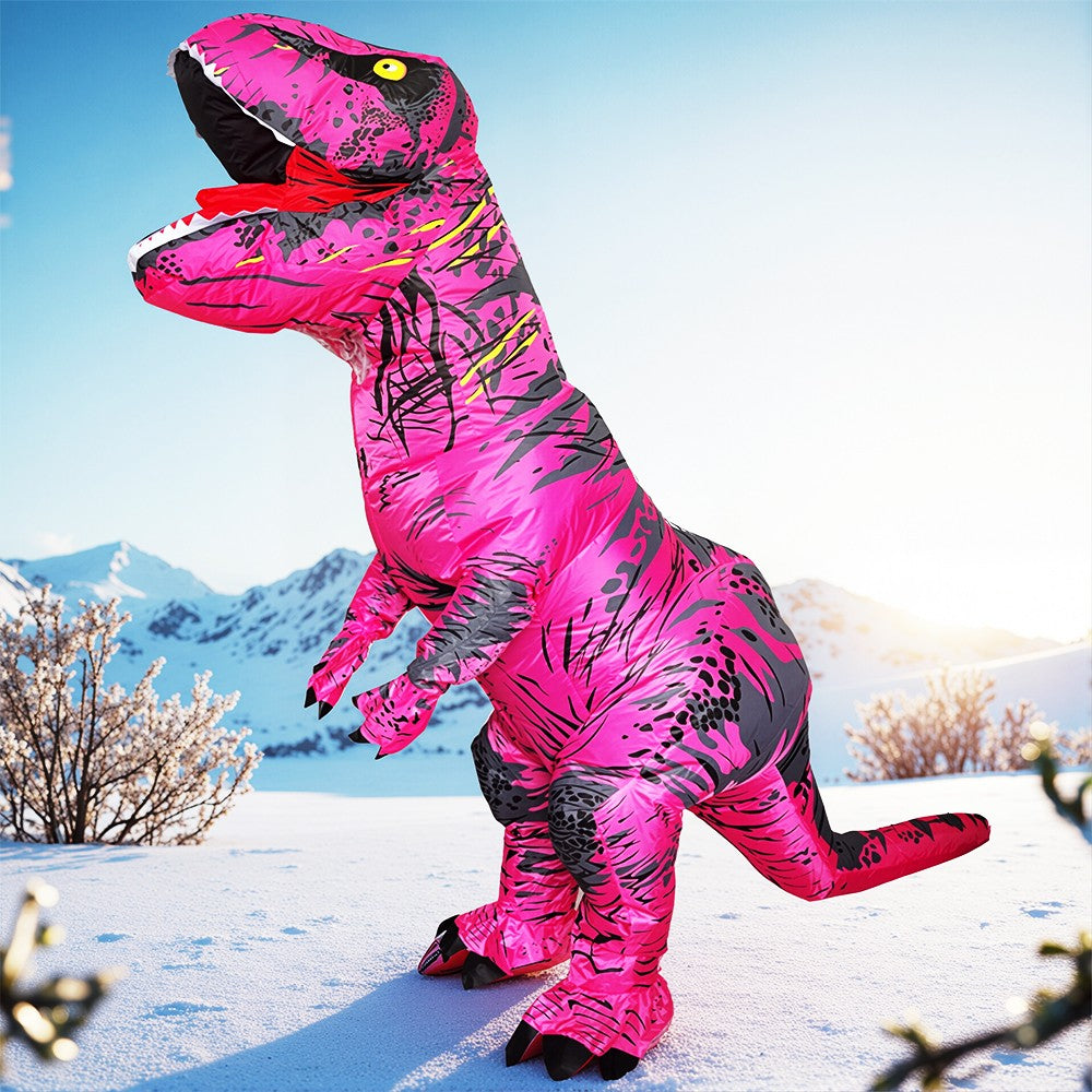 Anime Mascot Skeleton T-Rex Inflatable Dinosaur Costume Adult Purim Carnival Halloween Party Cosplay Costume Fancy Dress Suit