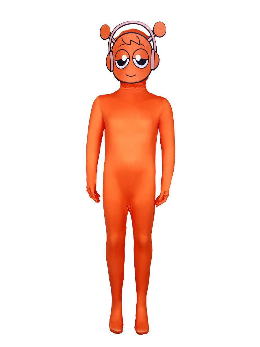 In-Stock Sprunki Incredibox Cosplay Costume - Halloween Stage Performance Bodysuit