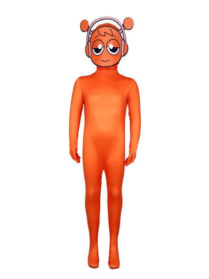 In-Stock Sprunki Incredibox Cosplay Costume - Halloween Stage Performance Bodysuit