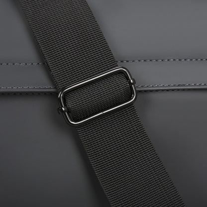 Sleek Crossbody Bag for Men Water-resistant Nylon Shoulder Bag Multi-Pocket Large CapacityMinimalist Style for Daily/Work/Travel