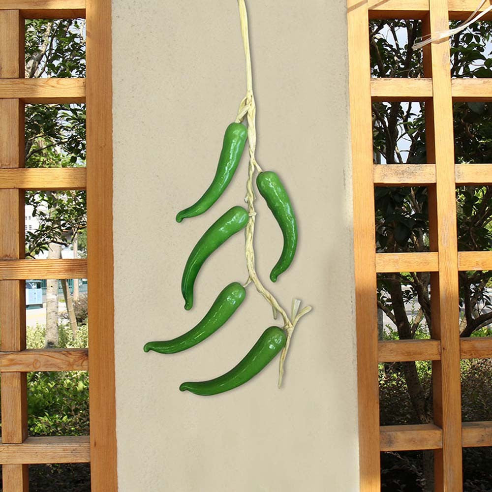Artificial Simulation Food Vegetables Fake Chili Pepper Fruit Photography Props For Decoration Room Home Christmas Wall Decor