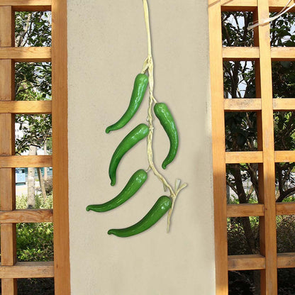 Artificial Simulation Food Vegetables Fake Chili Pepper Fruit Photography Props For Decoration Room Home Christmas Wall Decor