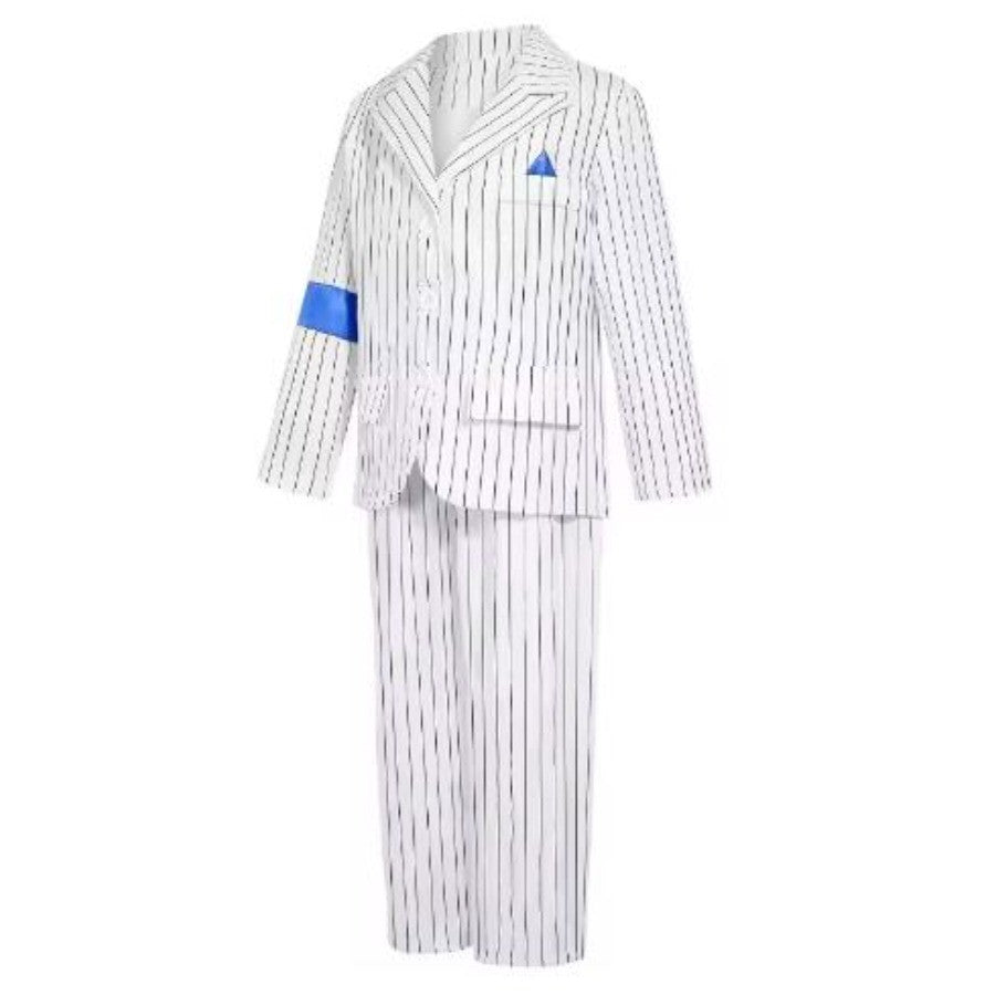 2026 Michael Jackson Costume Cosplay Striped Suit Pants Suit Boys MJ Stage Costume Halloween Performance Suits