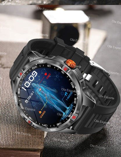 T-Rex 3 Military 1000mAh Battery Smart Watch 10ATM Waterproof GPS Track Compassr Bluetooth Call AMOLED Men Swim Sport Smartwatch
