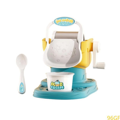 96GF Máquina de Sorvete Manual para Sobremesas Congeladas Caseiras Brinquedo Criativo de Cozinha Educacional para Crianças