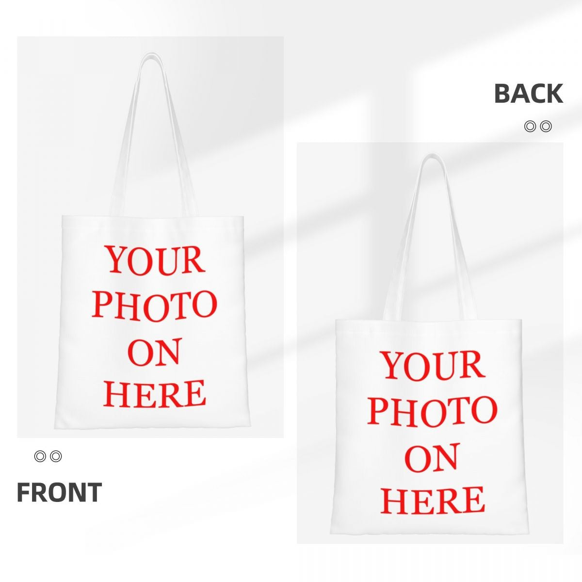 Customized Canvas Bags Shopper Shoulder Bag Big Women Designer Handbags Shopping Tote Casual Woman Students Beach Bag