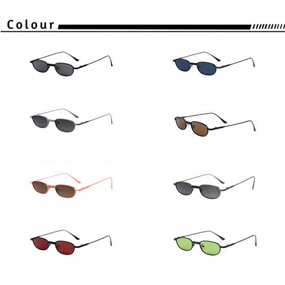 Óculos de Sol HBK New Retrô Polarizados Masculino Armação Pequena Lentes Tac Óculos de Sol Punk Feminino Pesca Óculos de Festa ao Ar Livre