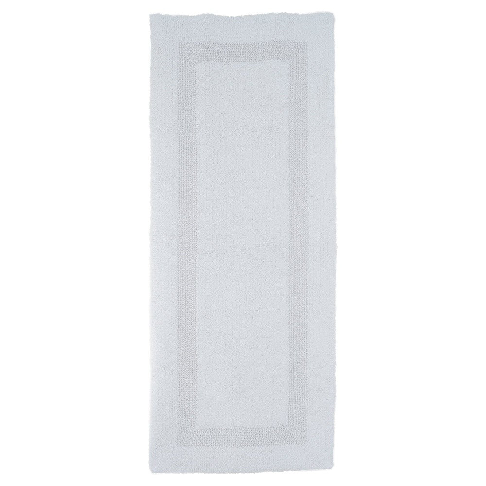 100% Cotton Bath Rug Plush High Pile Soft Absorbent Machine Washable Solid Pattern Non Slip Rug Home Bathroom Decor
