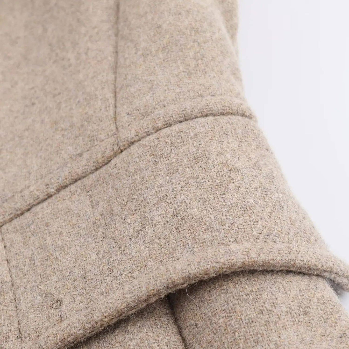 2025 Autumn Winter Women Notched Lapel Double Breasted Overcoat Long Sleeve Elegant High Street Loose Fit Casual Outerwear Jacke