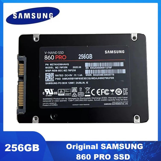 SAMSUNG Original SSD 860 Pro Internal Solid State Disk 2.5 Inch SATA III HDD Hard Drive high speed ssd disk For Laptop Desktop
