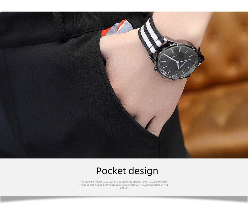 Summer 2025 Korean Slim Fit Short Sleeve Suit Casual Thin British Style Seven-Point Mid-Sleeve Suit for Men