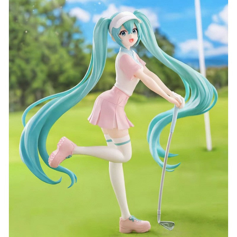 Hatsune Miku Figura Anime Menina Modelo Decoração de Mesa Boneca Colecionável Presente para Fãs Estátua Vocaloid Japonesa Kawaii Otaku