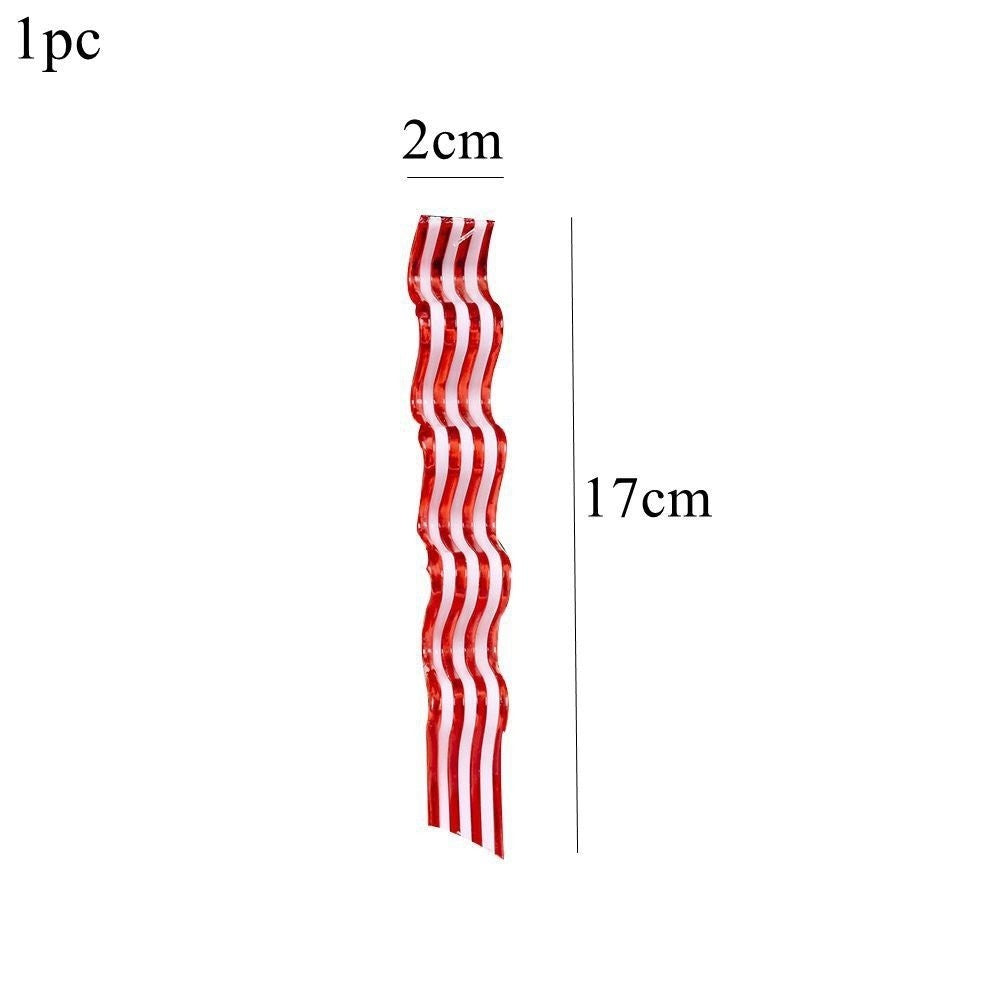 1pack Christmas Tree Ornaments Red White Acrylic Crutch Lollipop Candy Shape Pendant for Xmas Decorations Noel Kids Gifts Supply