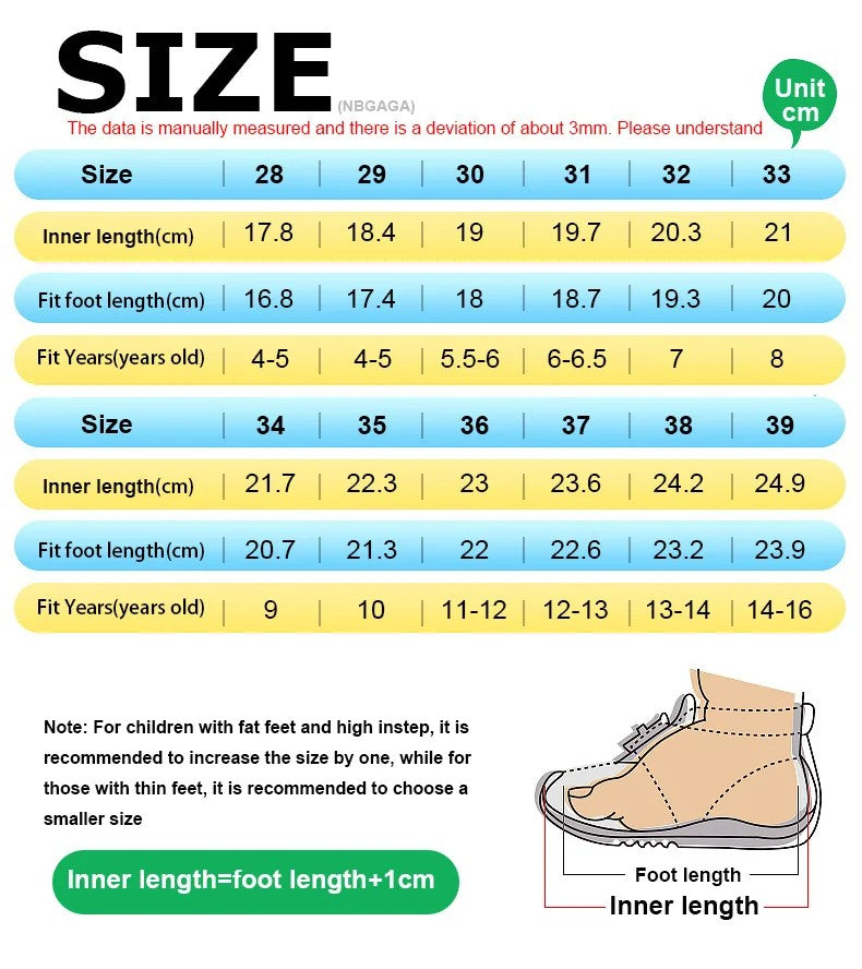 Children's sports shoes waterproof student casual shoes girls flat bottomed leather board shoes boys running shoes