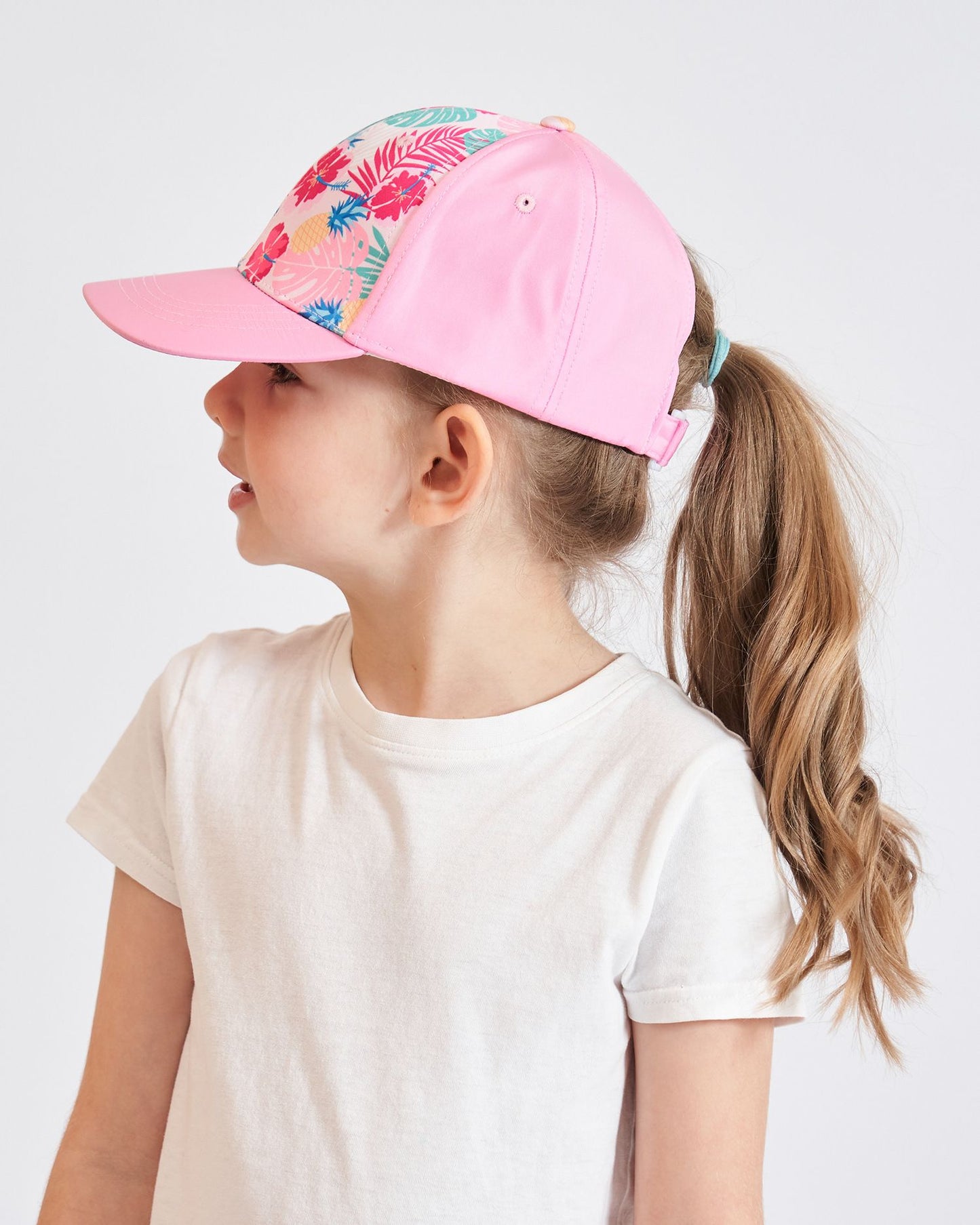 Fashion Kids Baseball Cap For Girls Boys Sun Hat Hollow Back Ponytail Caps Children Snapback Hip Hop Hats Adjustable Bones Caps