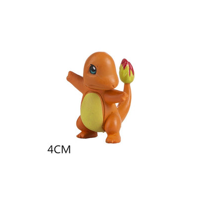 Pokémon 4-13cm Bonecos de Desenho Animado Filme Anime Pikachu Eevee Charmander Mewtwo Bonecos Colecionáveis Melhor Presente de Aniversário para Crianças