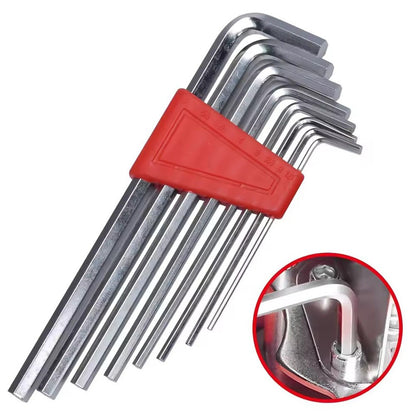 5/8/11 Peças Chave Allen Métrica Chave Polegada Chave L Chaves de Tamanho Conjunto de Ferramentas para Reparo Automotivo Ferramentas Manuais para Trabalho Doméstico
