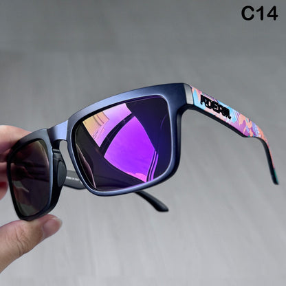 Óculos de Sol Masculinos de Tamanho Grande KDEAM PLUS, Polarizados, Fotocromáticos, Visão Noturna, Quadrados, Óculos de Sol Femininos da Moda, Largura 154mm