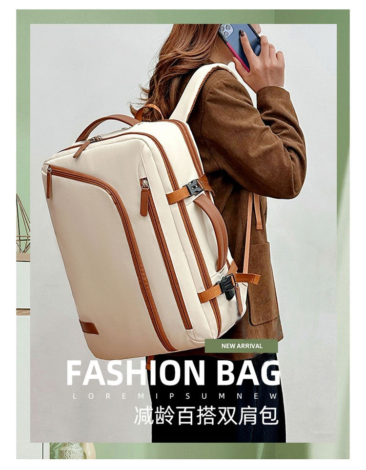 Backpack Unisex New Simple Business Computer Backpack Outdoor Large Capacity Travel Bag Student School Bag for Boys