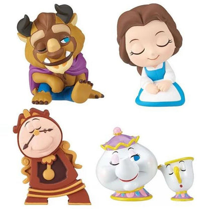 Bonecos de Ação Disney A Bela e a Fera Princesa Bela Adam Cogsworth Beatrice Chip Potts Bonecos de Anime Brinquedos Presente para Crianças