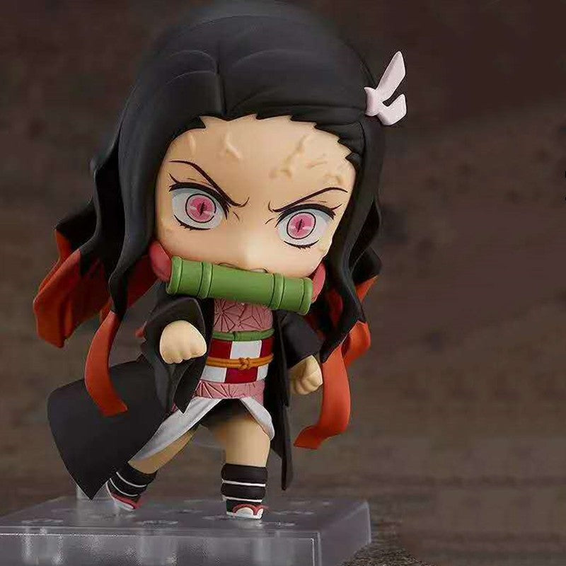 Bonecos de Anime Demon Slayer Inosuke #1361 Tanjirou #1193 Nezuko #1194 Zenitsu #1334 Brinquedos de PVC Figura de Ação Giyuu Kimetsu no Yaiba