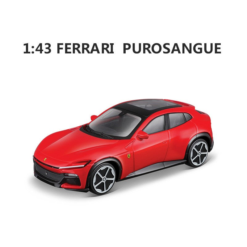 Novidade em Estoque Bburago 1:43 Ferrari 12cilindri Liga Miniatura Modelo Diecast Ferrari 296 Gtb Ferrari Purosangue Modelo de Carro Brinquedo Presente