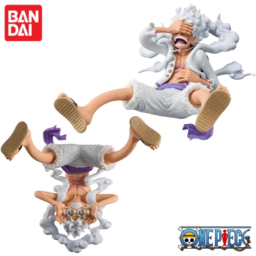 Em estoque Bandai Original One Piece Banpresto Koa Artist Luffy King Gear 5 Anime Figures Modelo Decoração Brinquedo Ornamento Presente