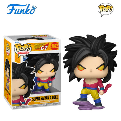 Boneco de Anime Super Saiyajin 4 Série Goku Goku Vegeta Gogeta Android 17 Modelo Boneca Funko Pop Edição Limitada Presentes de Brinquedo Originais