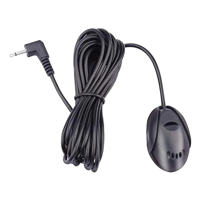 Mini Microfone de Carro Tipo Pasta Áudio Mãos-Livres Microfone 3,5mm Painel de Instrumentos Compatível com Bluetooth para Rádio de Veículo GPS