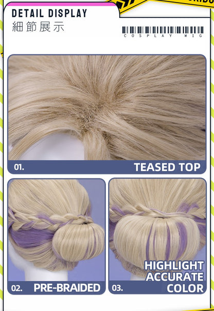 ?Ready for Ship?Idia Malleus Leona Vil Crowley Wig Game Cosplay DokiDoki Men 120cm Long Hair Fiber Idia Halloween  Free Wig Cap