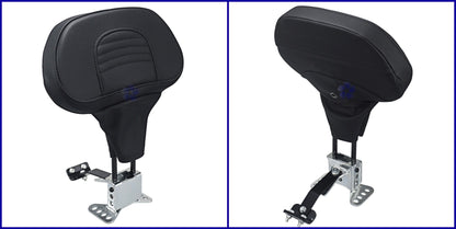 Encosto do Banco Dianteiro do Piloto de Motocicleta Ajustável para Harley Davidson Touring Road King Street Electra Glide 2009-2025