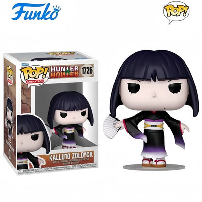 Hunter×Hunter Alluka Zoldyck #1728 3.2in Funko Pop Action Figures Uvogin Kalluto Zoldyck Colecionáveis Anime Bonecos de Vinil Modelo Brinquedos Presente