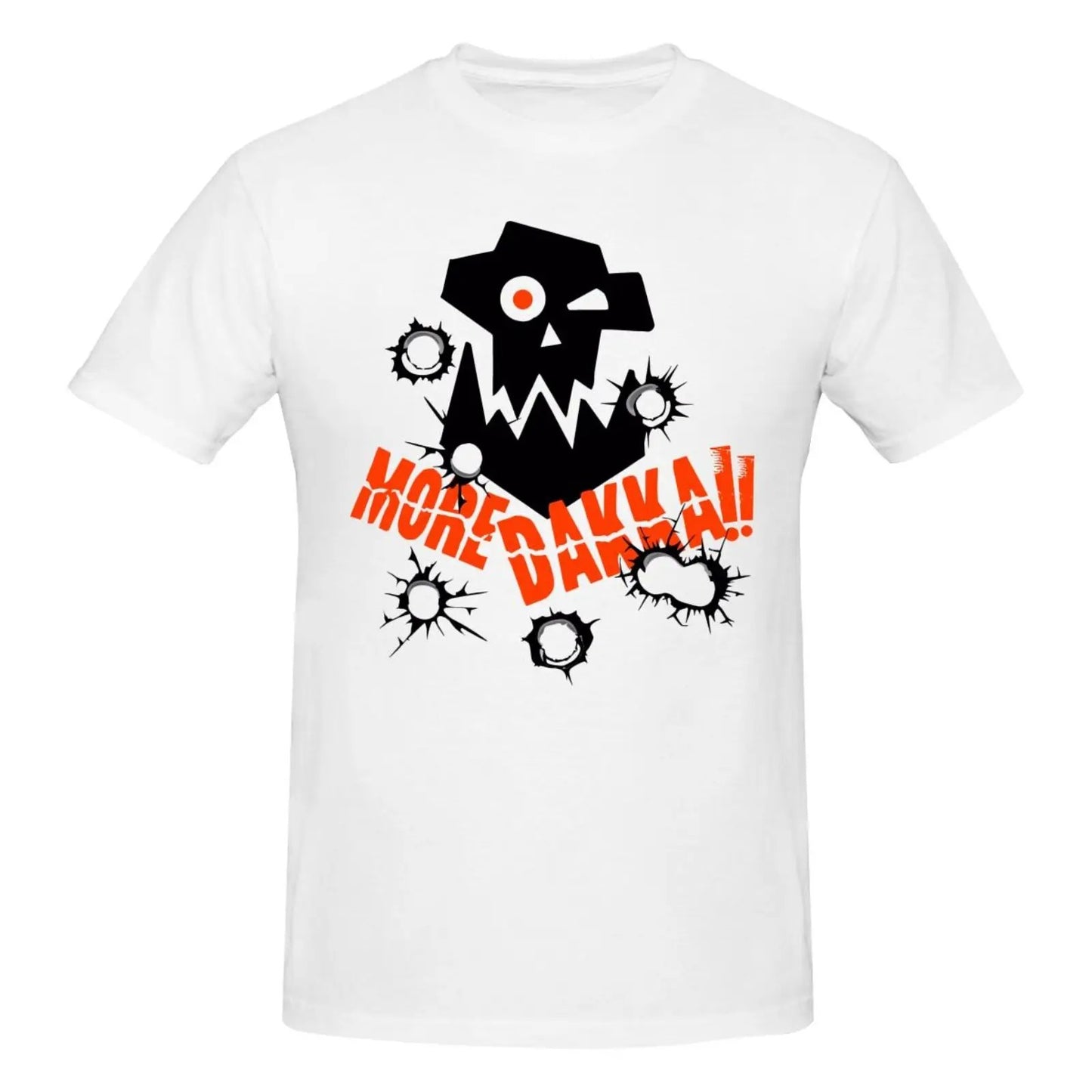 More Dakka Ork Miniature Tabletop Wargaming Waagh T-Shirt Summer Men's T-Shirt Fashion Crew Neck Short Sleeve Brand Clothing