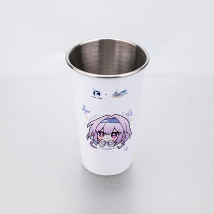 700ML Large Capacity Stainless Steel Cold Color Changing Cold Water Cup Drinking Cup With Straw Lid Collection Gift In Stock