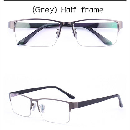 62MM Business Oversized Eyewear Frame Super Large Optical full frame glasses Big Head Metal Big Size reading  Glasses for men