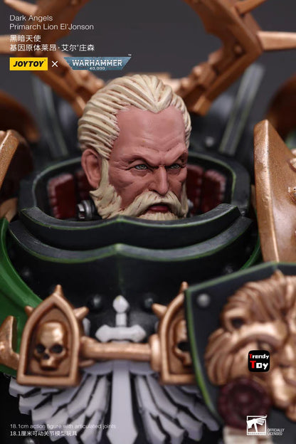 ?JOYTOY?Warhammer 40K Dark Angels Primarch Lion El'Vonson 1/18 Action Figure Model Toys