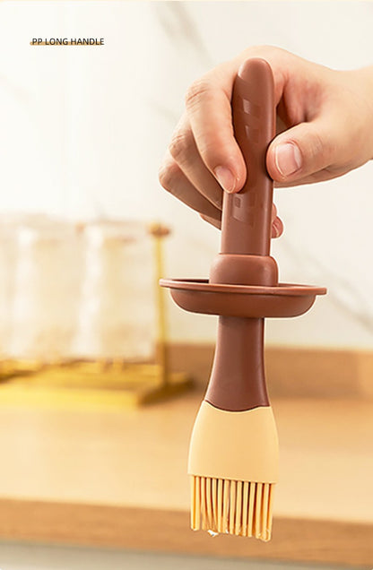 Silicone Oil Brush Temperature Resistant Oil Bottle Baking Pancake Barbecue Cooking Olive Oil BBQ Grilling Kitchen Gadget