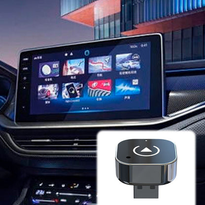 Adaptador Sem Fio CarPlay e Android Auto 2 em 1 Dongle USB Inteligente Wi-Fi BT Conexão Automática Caixa AI Plug and Play para Carros com CarPlay de Fábrica com Fio