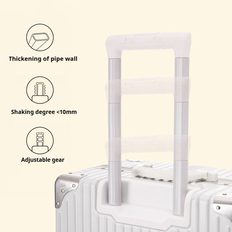 2025 New Large-capacity Suitcase 20/22/24/26/28-inch Cart Box Travel Boarding Case Portable Trolley Suitcase Roller Suitcase