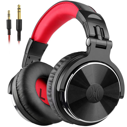 Oneodio Pro-10 Wired Headphones with 50mm Quality HiFi Drivers Stereo Big Headphones Studio Mixing Recording Monitoring Headset