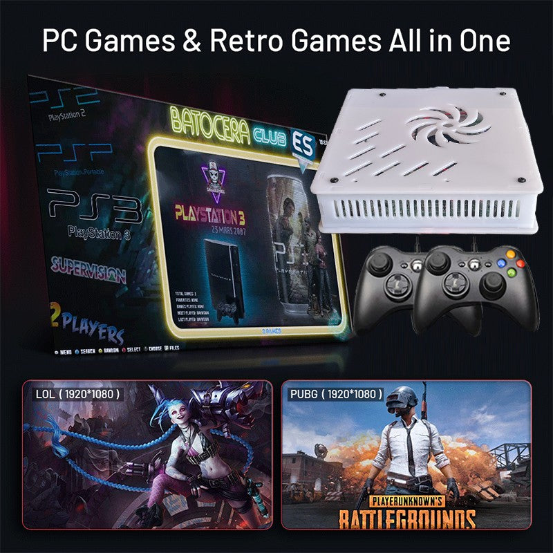 2026 New X8 Retro Game Console 500GB | 70,000+ Games | 60+ Emulators | 4K HD | Plug & Play | PS2 Wii PSP GC N64 Xbox Dual System